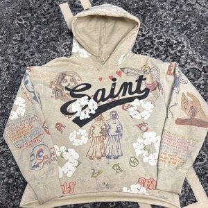 DENIM TEARS X ST MICHAEL LARGE HOODIE